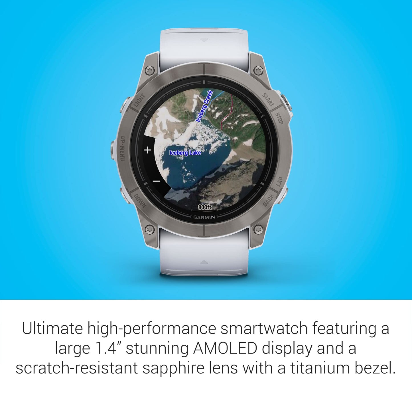 Garmin epix Pro (Gen 2) Sapphire Edition, 51 mm, Hochleistungs-Smartwatch, fortschrittliche Trainingstechnologie