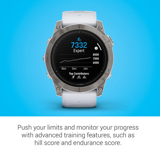 Garmin epix Pro (Gen 2) Sapphire Edition, 51 mm, Hochleistungs-Smartwatch, fortschrittliche Trainingstechnologie