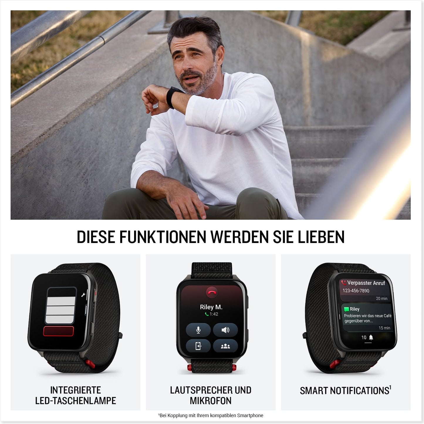 Garmin Venu X1 51mm - Fitness-Smartwatch, 2" AMOLED-Display, bis zu 8 Tage Akkulaufzeit, 100+-Sport-Apps, 24/7 Health- und Wellnessfunktionen