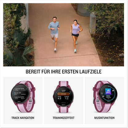 Garmin Forerunner 165 Music GPS-Smartwatch – 1,2” AMOLED, Trainingspläne, Gesundheit & Musik